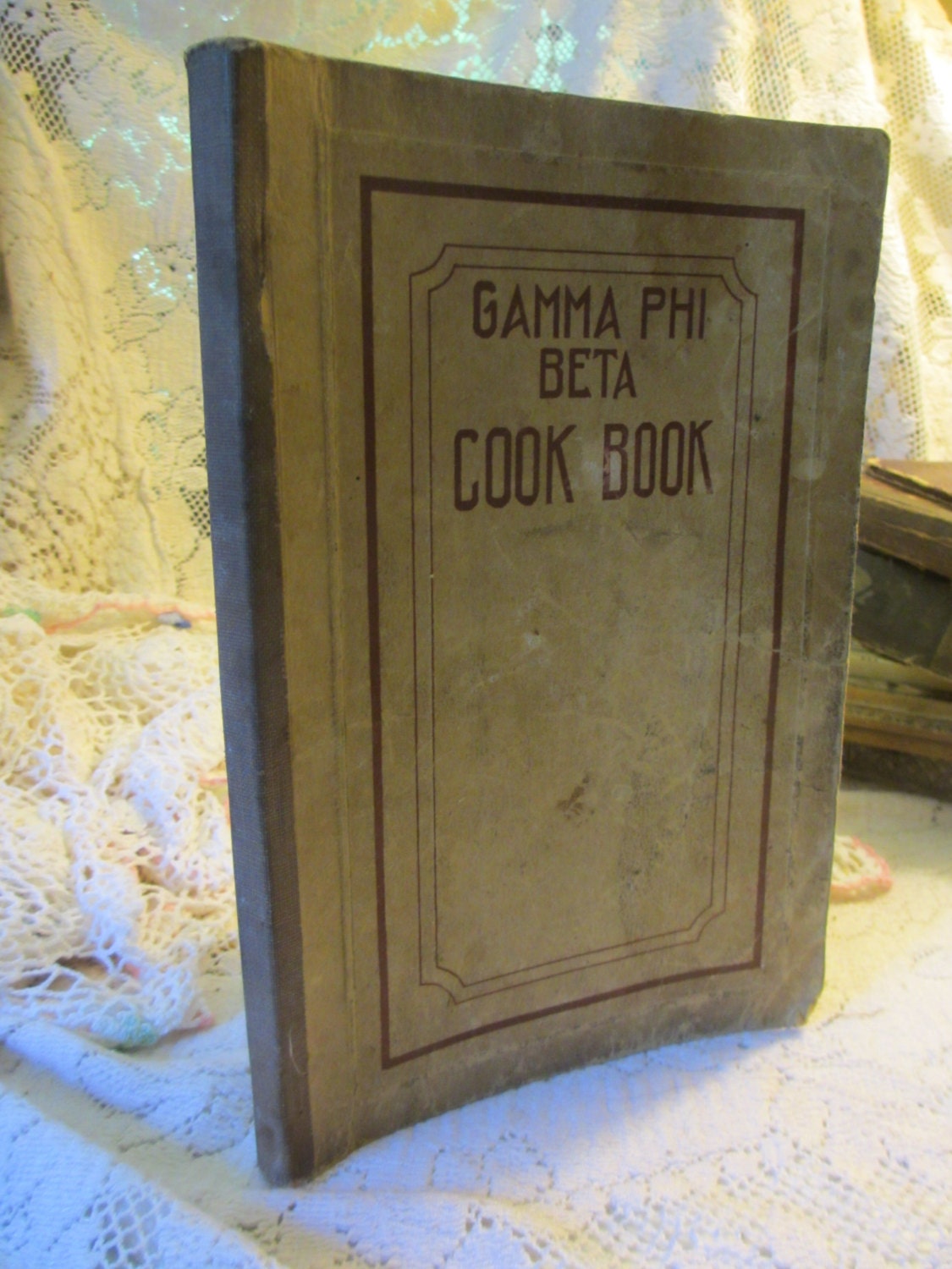 Vintage Gamma Phi Beta Cookbook University of Oregon Chapter 1920s