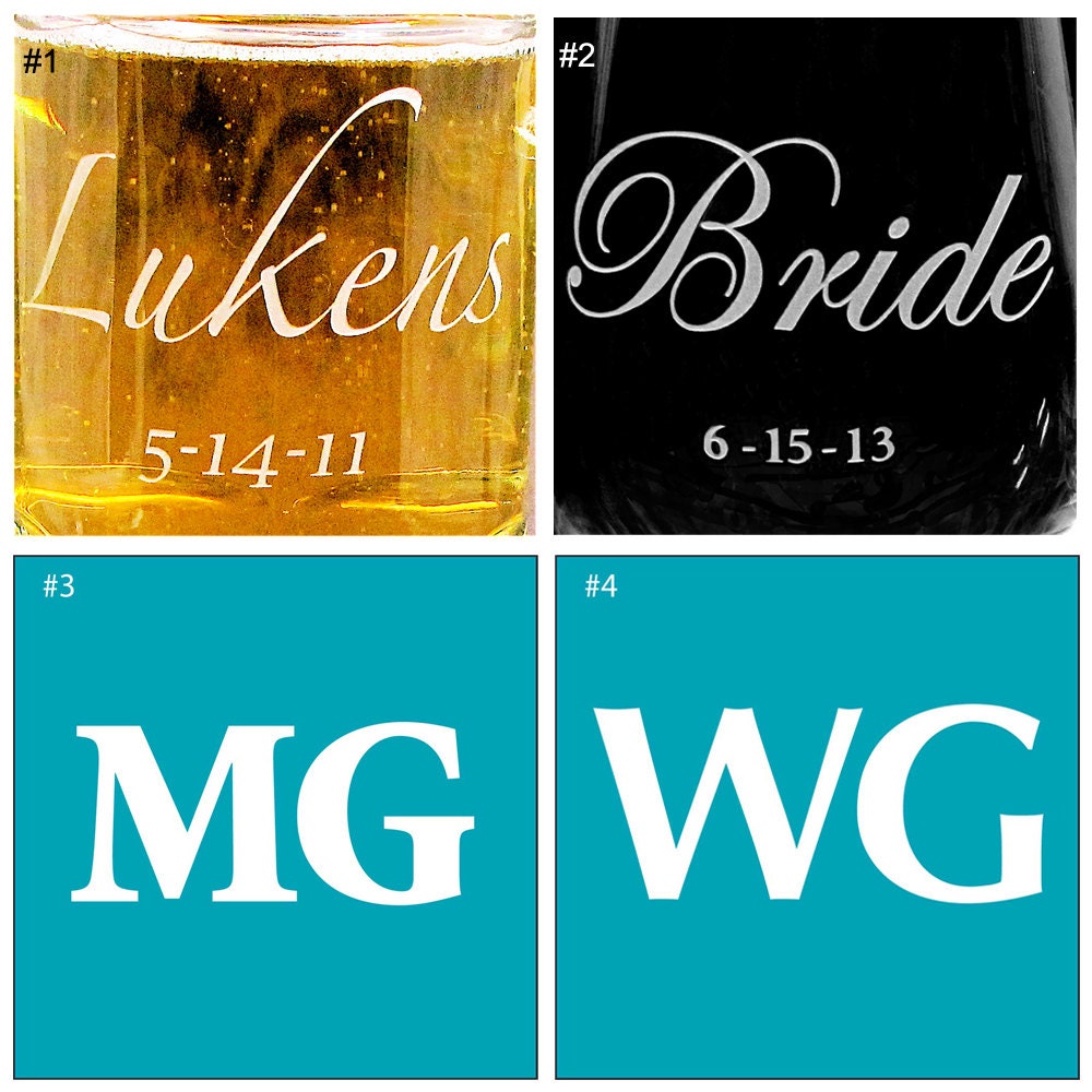 7 Champagne Flutes, Personalized Bridal Party Gifts