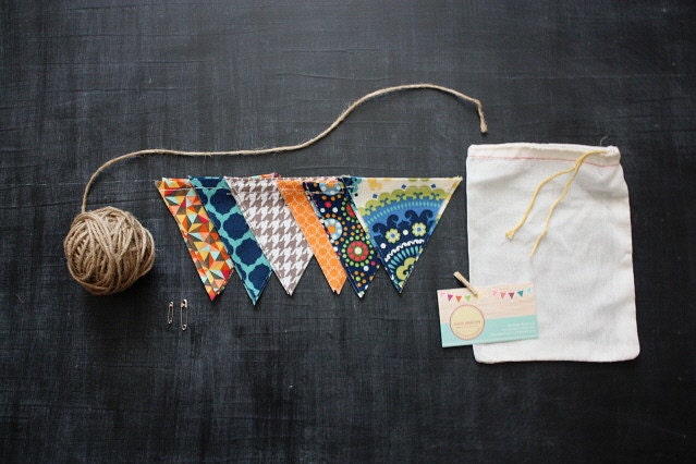 DIY Pennant Banner Kit:  Block Party