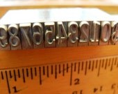 vintage letterpress ... PRINTERS TYPEFACE NUMERIC 0 to 9 plus 1 Grp B 6 2 is 11 pce