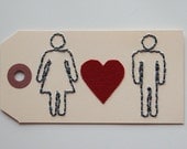 girl loves boy medium stitched valentine tag