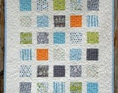 Backyard Babys Windowpanes Patchwork Baby Toddler Child Crib Quilt / Blanket - READY TO SHIP