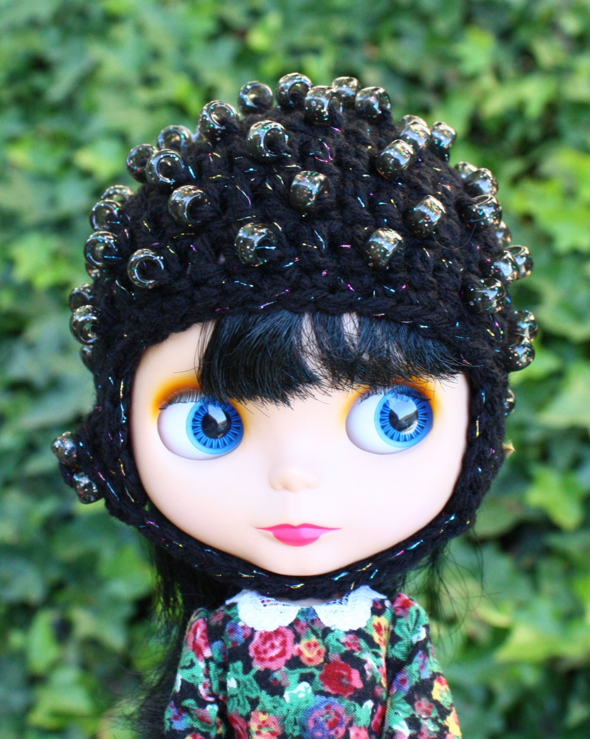 Bauble Helmet for Blythe: Emo Party