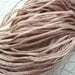 blush silk fiber: 6 yds