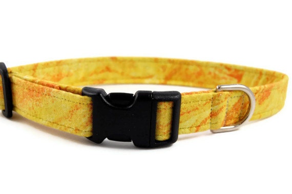Dog Collar, Bark Size, Yellow