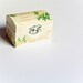 Floral Small Wooden Ring Bearer Wedding Box - Pillow Alternative  Jewelry Box made in Israel