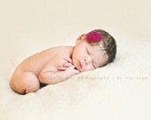 Crochet Flower Headband - Mohair and Silk - Photography Prop - Newborn Photo Prop - Child Toddler Baby Girl - Fairy Tale Pink