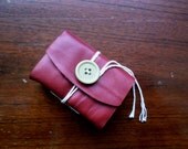 Pula 1. Recycled Red  Leather Journal