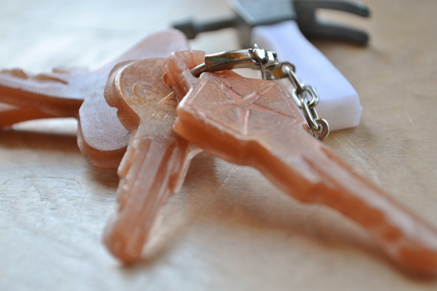 Fathers Day Soap - Dad's Keys with Keychain Gift Set - AN AJSWEETSOAP EXCLUSIVE
