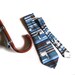 Gaucaldi Necktie. Vintage 70s Silk Tie. Automotive Souvenir Antique Car