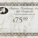 75.00 GIFT CERTIFICATE for Chimera Taxidermy Arts & Chimera Curio