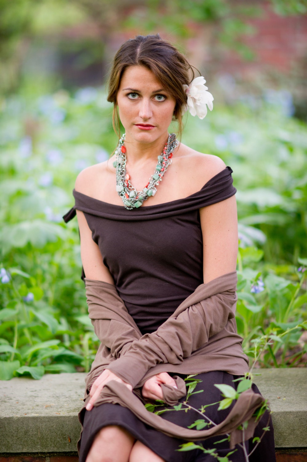 The Bella Coral Tangled Statement Necklace
