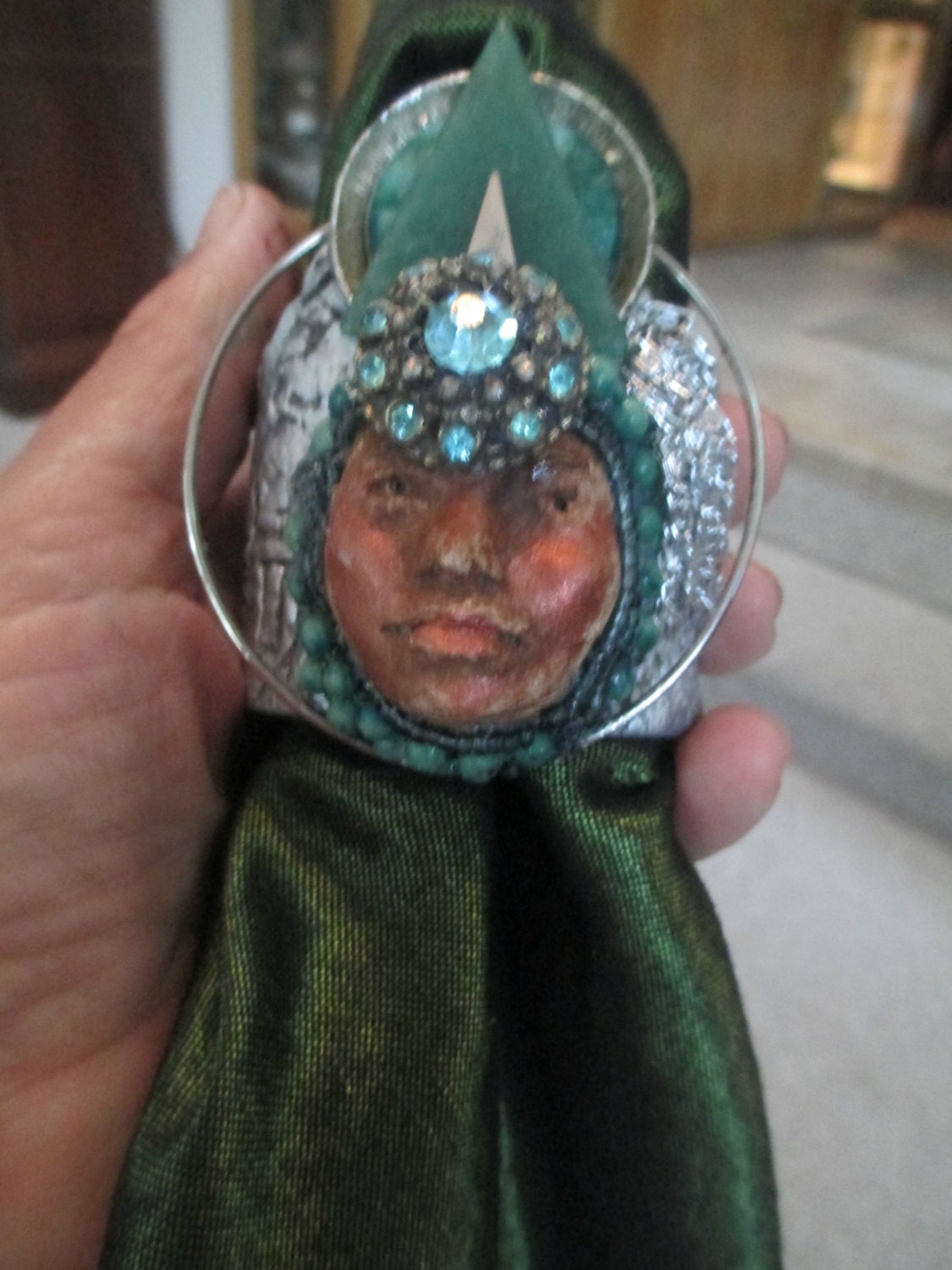 Gypsy Woman Napkin Rings