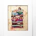 8x10in Princess and the Pea - fine art color archival print - whimsical fairy tale art