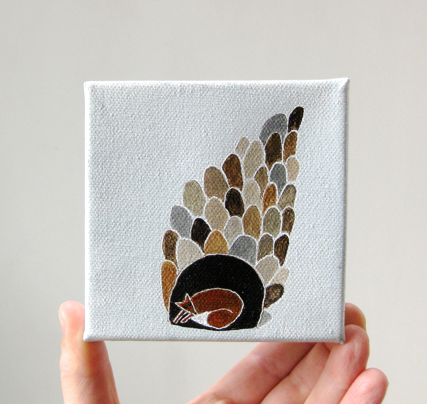 habitat  / original painting on canvas