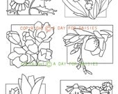 Flower Windows Clear Polymer Stamp Collection