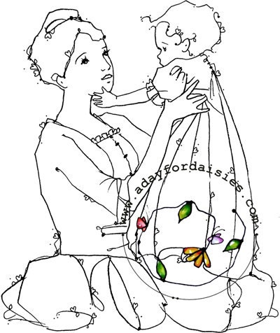 Mother Loves Me digital stamp
