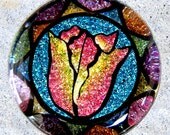 Glitter Tulip Paperweight