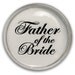 Father of the Bride Lapel Pin Tie Tack - Wedding Gift for Your Father - Waterproof - Brass Color