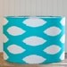 Turquoise Dotkat Drum Lampshade
