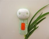 Post Doll Pincushion - tangerine