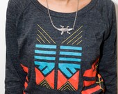 Kachina Slouchy Pullover Small and Large