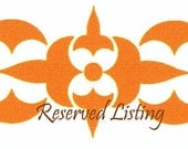 Reserved listing for Aubrey. 3rd and last payment.