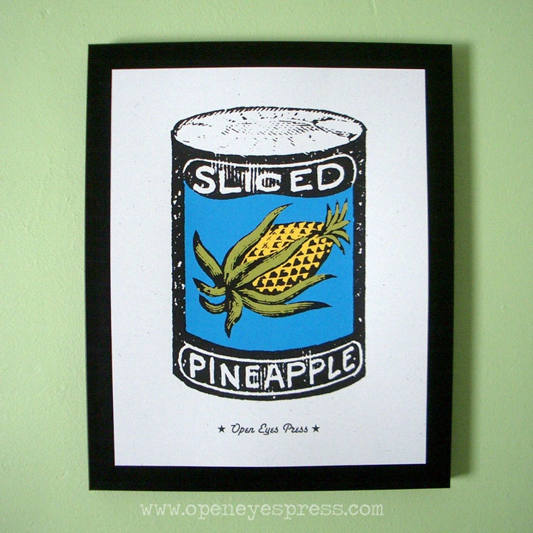 Small Print /// PINEAPPLE CAN