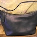 vintage black COACH small handbag adjustable strap very cute