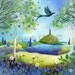 A fairytale  art print. Spring Light by Amanda Clark