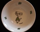Hand paint porcelain bowl