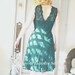 Deep Green Lace Dress - Vintage, Bohemian Inspired Design by Sheena Espiritu Solis