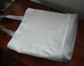 Durable shopper tote bag from Marimekko Pirput Parput upholstery grade cotton canvas, Finland, US ship only