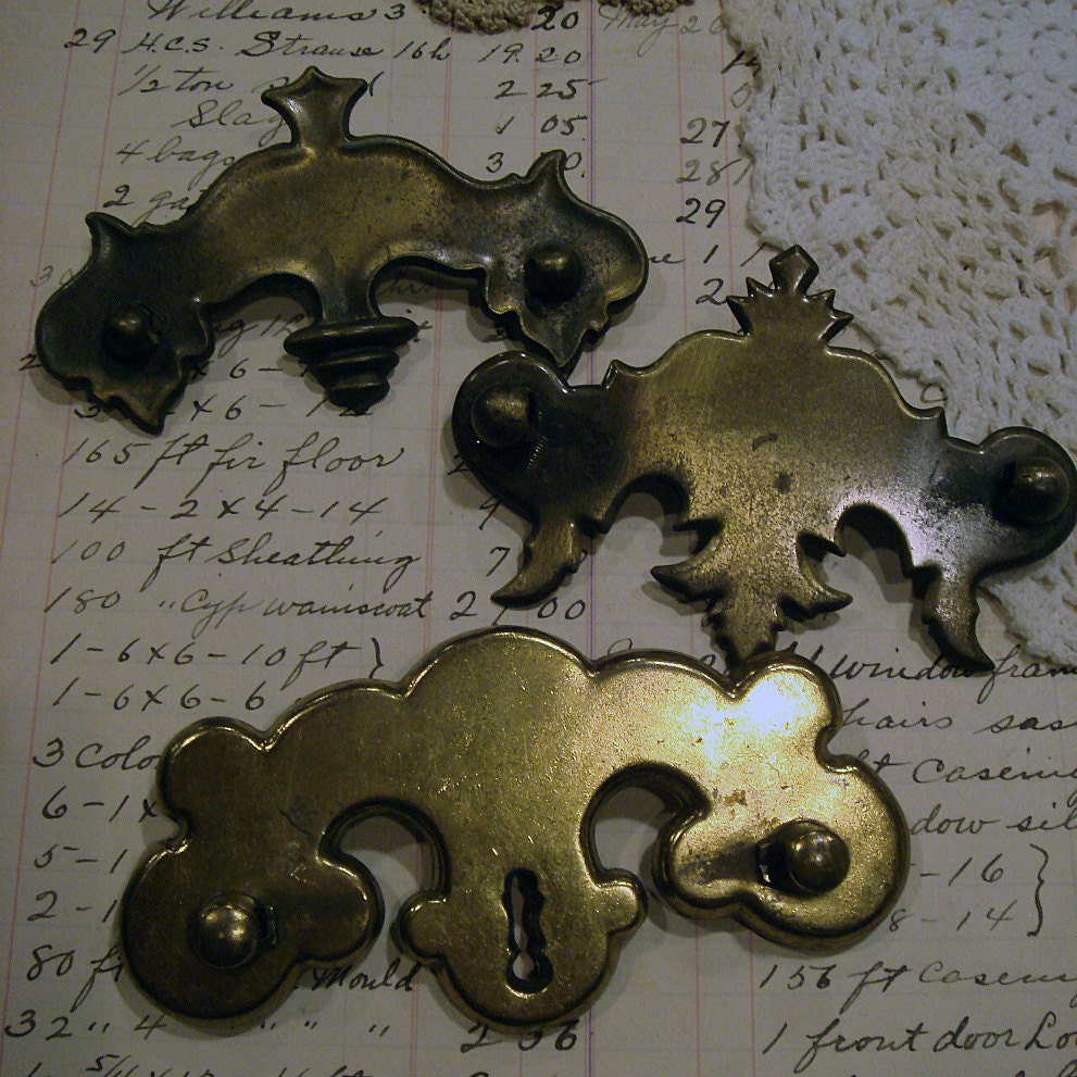 HALF PRICE - vintage drawer pulls -perfect for the altered artist -  NO 397