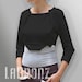 Tops Tunics Blouses Origami Black Top