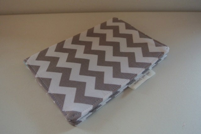 Grey Chevron Passport Cover/Holder
