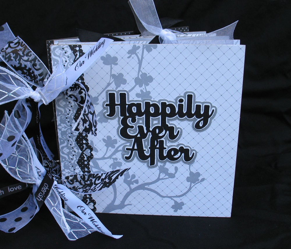 Wedding Photo Scrapbook Album Chipboard 6x6 Bridal Shower Gift Bride & Groom Keepsake READY to SHiP Il_170x135