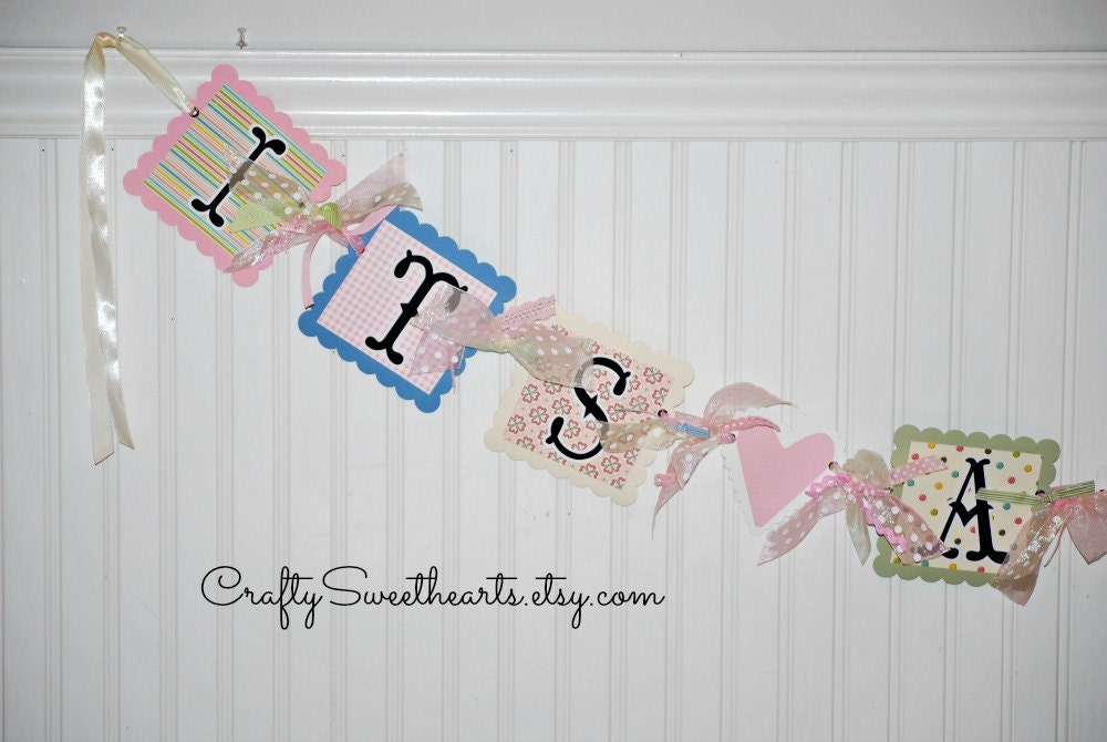 It's a Girl Banner Baby Shower Decoration Nursery Theme Ducklings Il_170x135