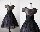 1950's party dress - 50s moonlight serenade dress