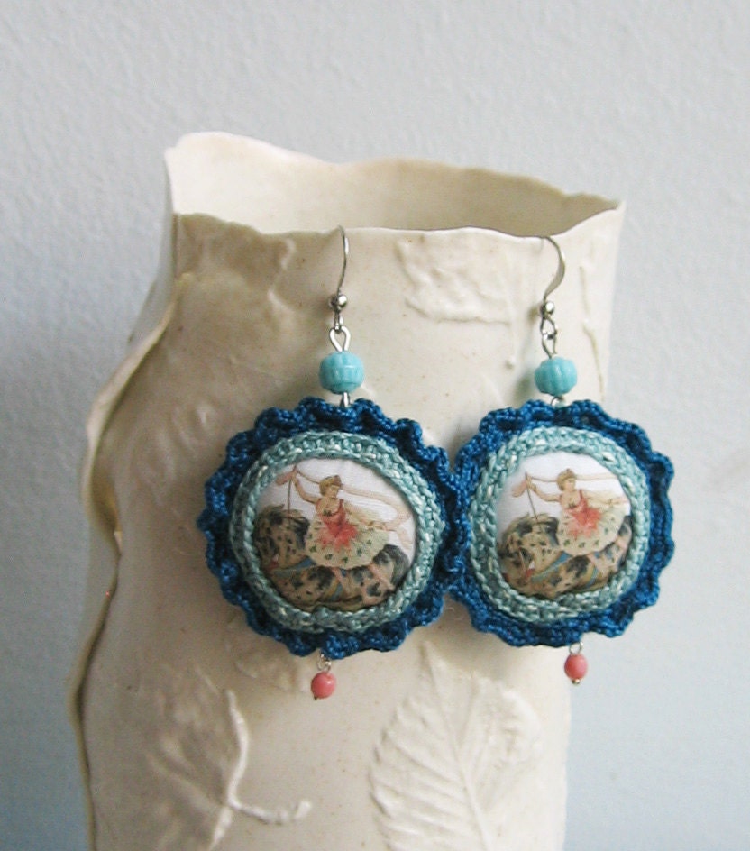 Circus Horses earrings