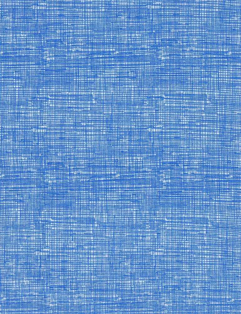 Timeless Treasures, Sketch Basic in Blue, 1 yard listing