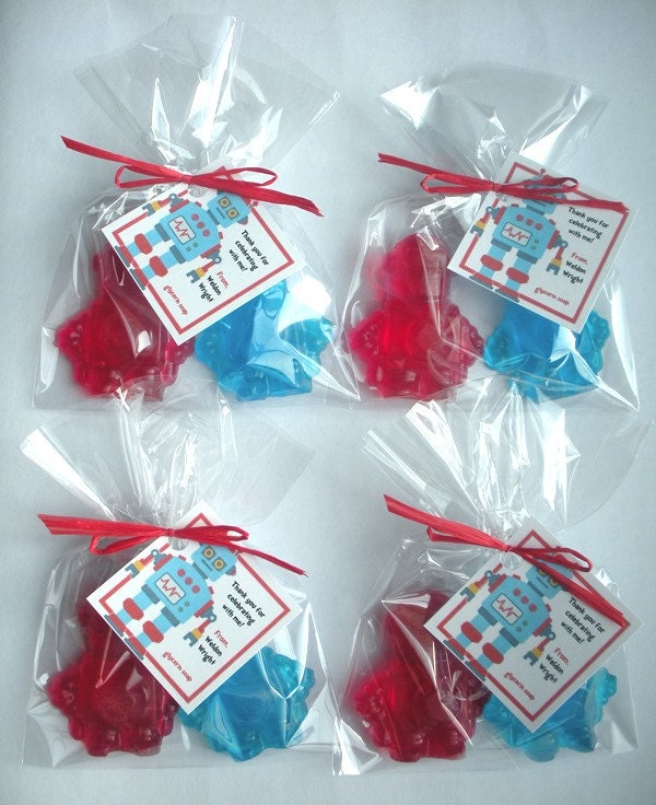 20 Robot Soap Favors