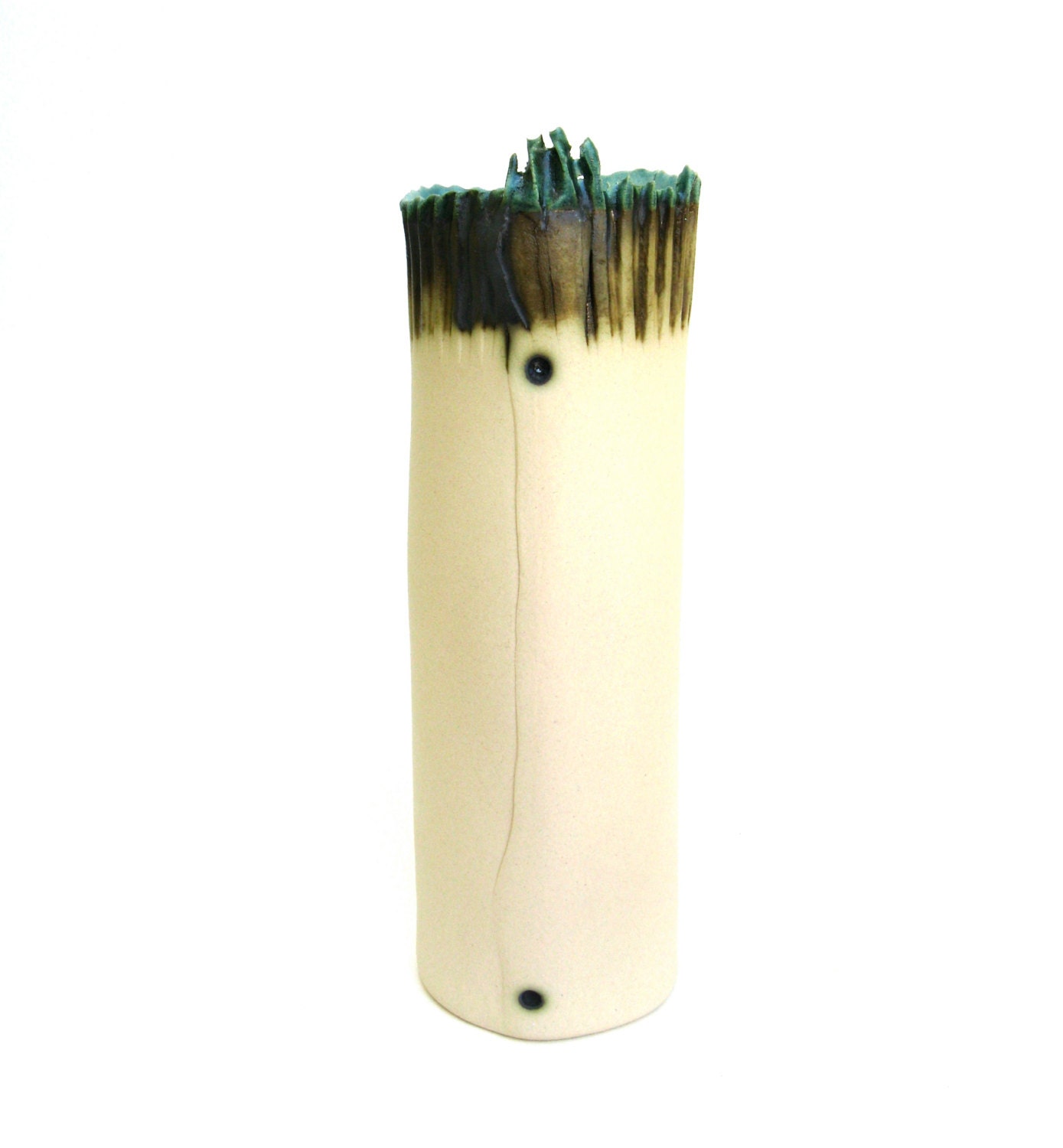 hand built porcelain vessel