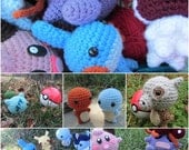 RESERVED for yay4steven - Made to Order - Chibi Sudowoodo & Koffing Amigurumi