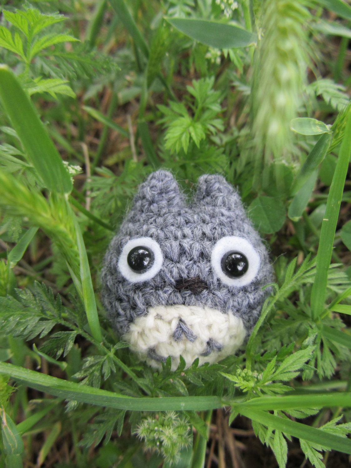 Ready to Ship - Super-tiny Totoro amigurumi