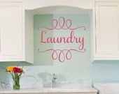 Laundry Wall Decal - Laundry Room Vinyl Wall Decal