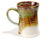 10 oz Mug Porcelain Green Ceramic Teacup