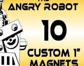 10 Custom Professionally Made 1 inch Button Magnets