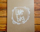 live big. a HUGE moleskine hand illustrated journal