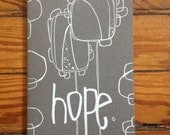 HOPE.  a little hand illustrated moleskine journal